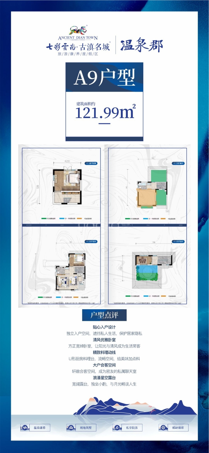 七彩云南古滇名城--建面 121.99m²