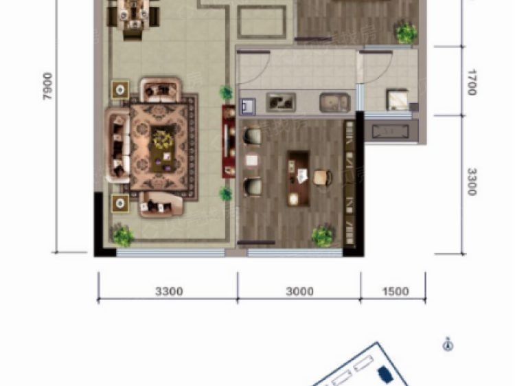 洲际健康城户型图47图片