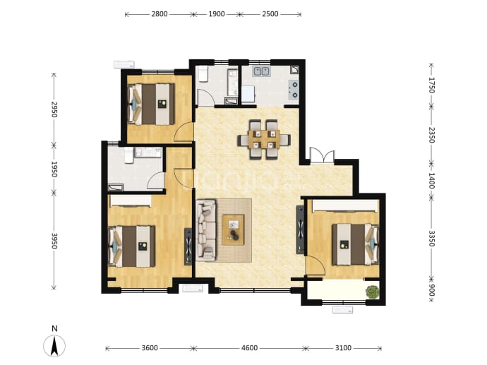 康桥学府--建面 116m²