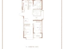 尚美云璟3室2厅1卫户型图