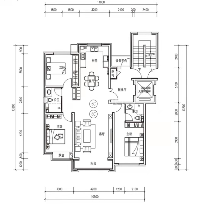 泰和芮府--建面 132.19m²