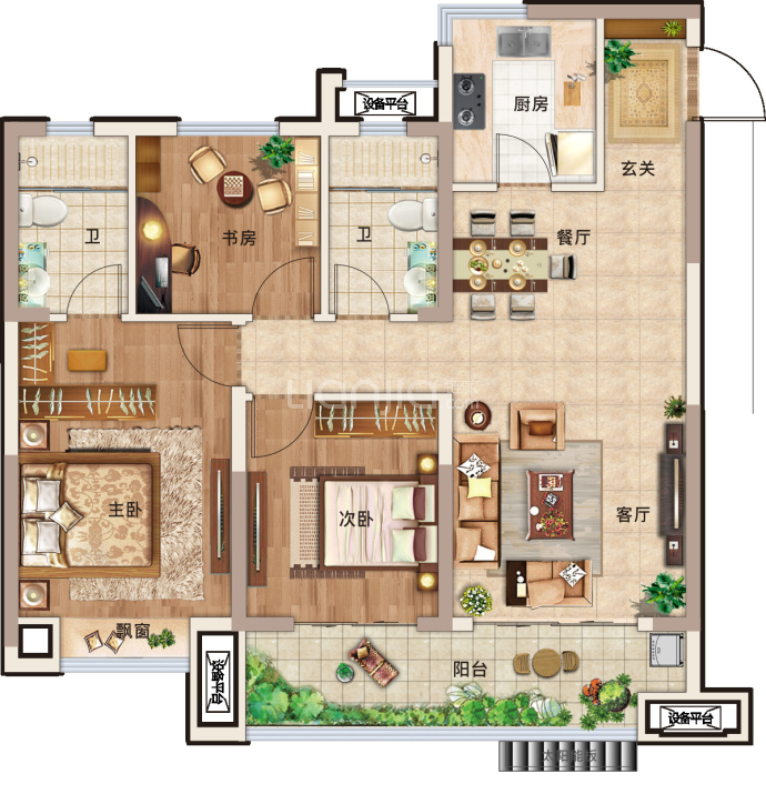 徽创力高政务未来--建面 110m²