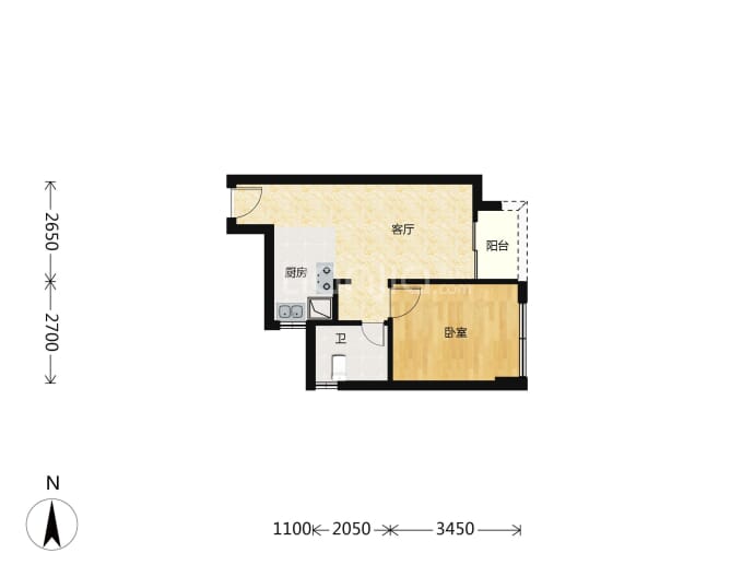 金海MCITY--建面 43m²