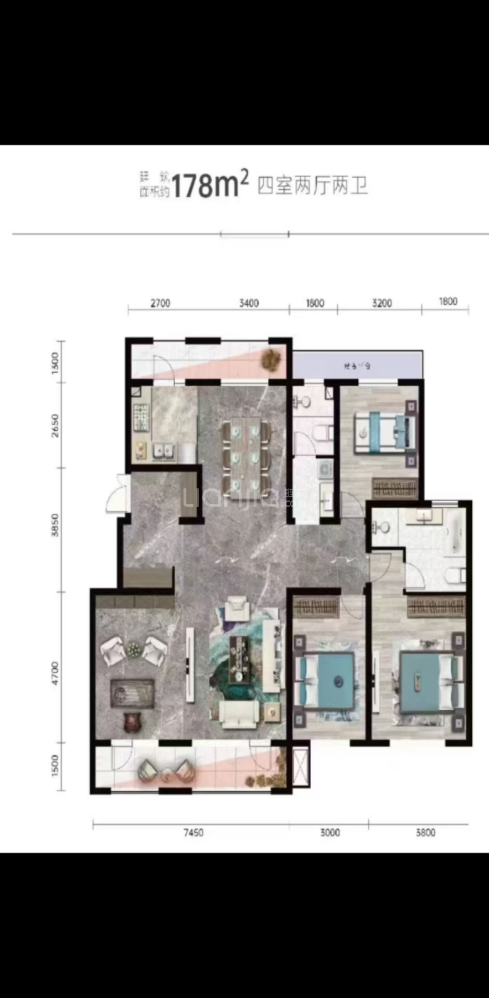 正大·家之梦二期--建面 178m²