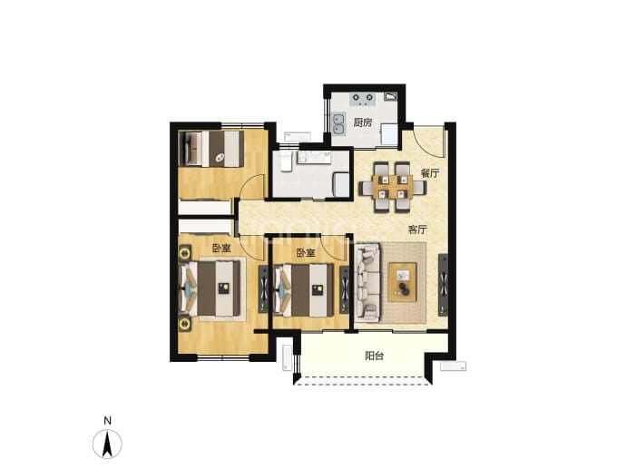 澳海云澜赋--建面 89m²