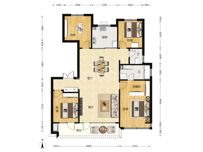 海通学府新苑--建面 142m²