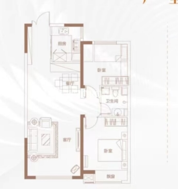 锦尚国际·锦枫华--建面 88m²