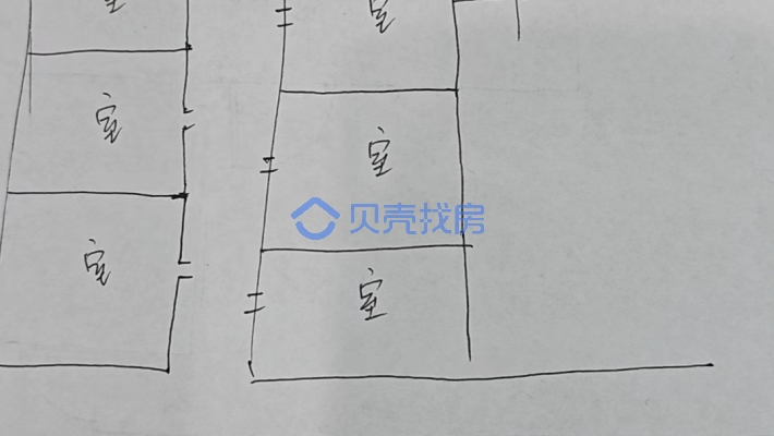 江北农业局（秋实园） 二楼商铺8个隔断  可租可售-户型图