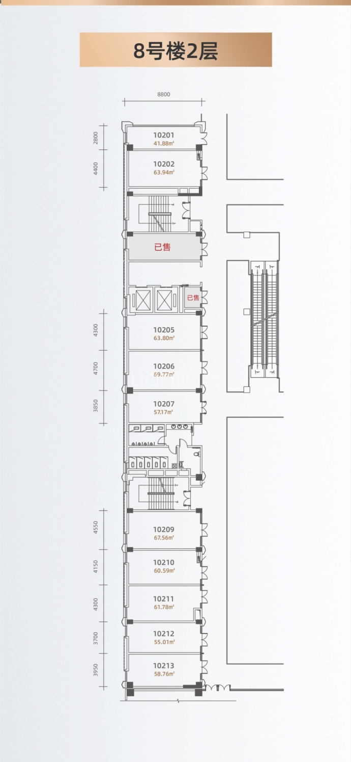 立丰城市生活广场--建面 76m²