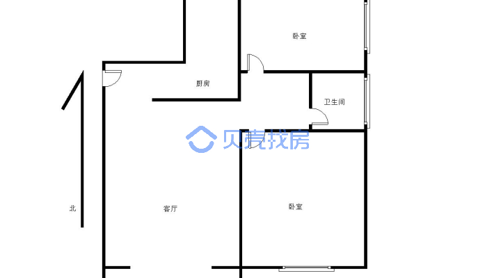 河南惠特照明员工公寓电梯房7楼朝阳，低价改1手合同~-户型图