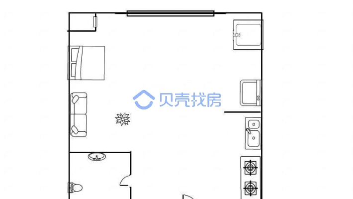 万达华城C区无捆绑  楼层好空置状态位置好-户型图