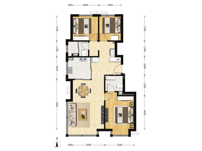 公园和御--建面 89m²