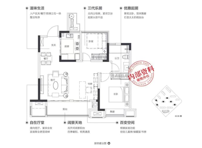 华地伟星龙川时代--建面 84m²