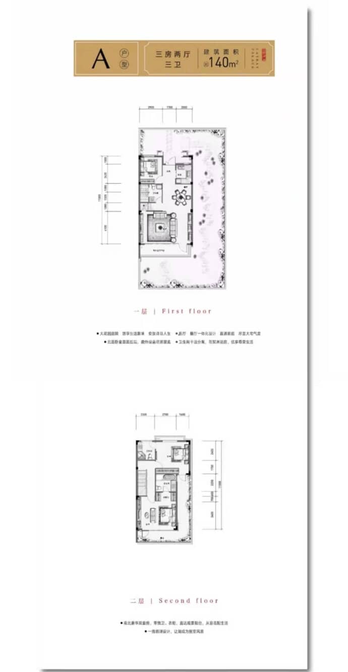 悦湖湾花园--建面 140m²