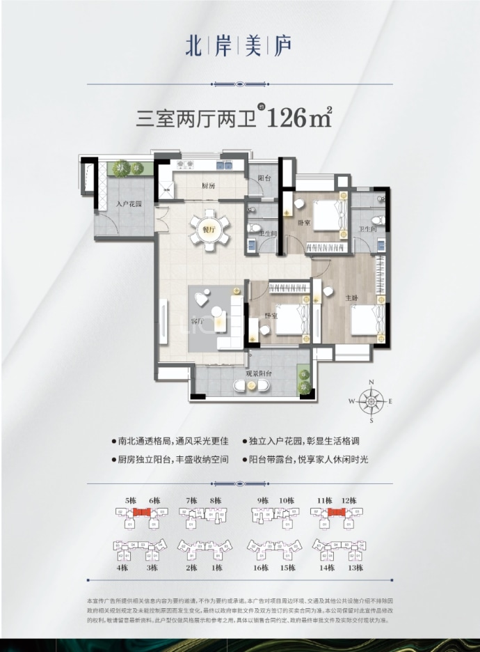 北岸美庐--建面 126m²