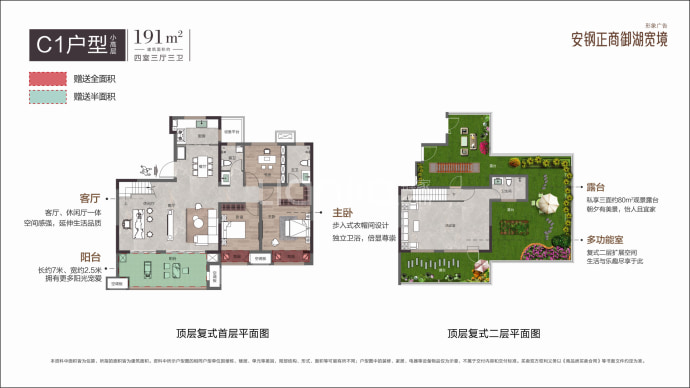 安钢正商·御湖宽境--建面 191m²