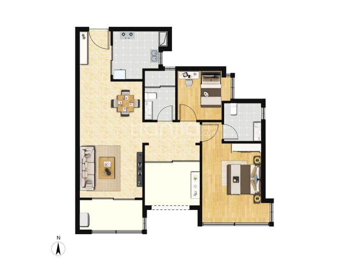 新城翡丽云境--建面 92m²