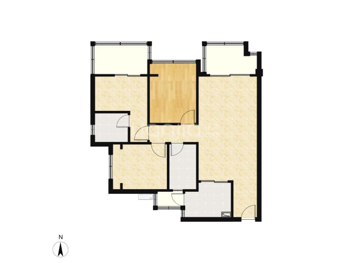 富临·绵州水郡五期B区--建面 108.23m²