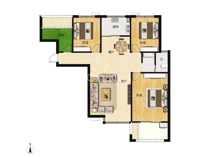 荣御--建面 118m²