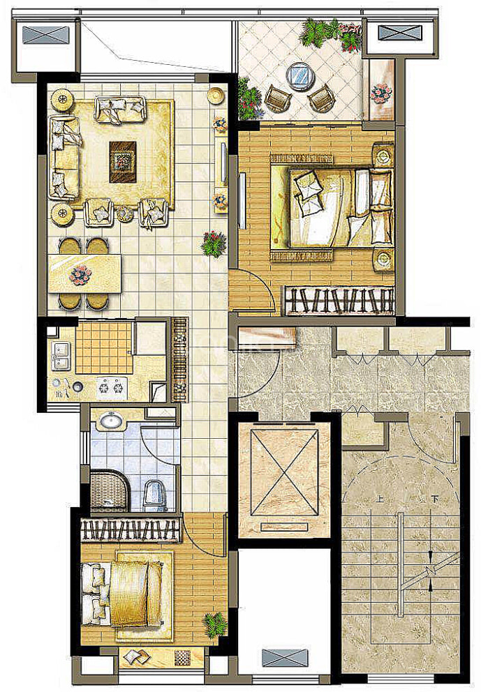 首开·美墅湾--建面 85.33m²