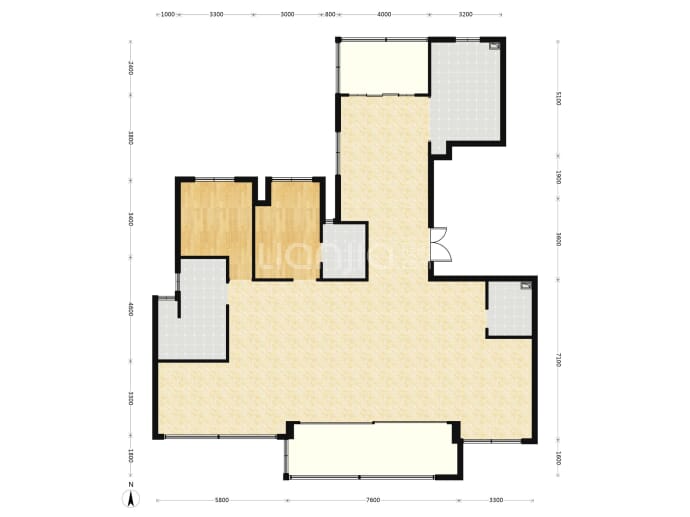 鲁能星城外滩--建面 236.25m²