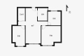 红光山旁，三室两厅，标准户型，出行方便，小高层。。