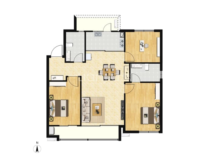 龙湖青云阙--建面 118m²