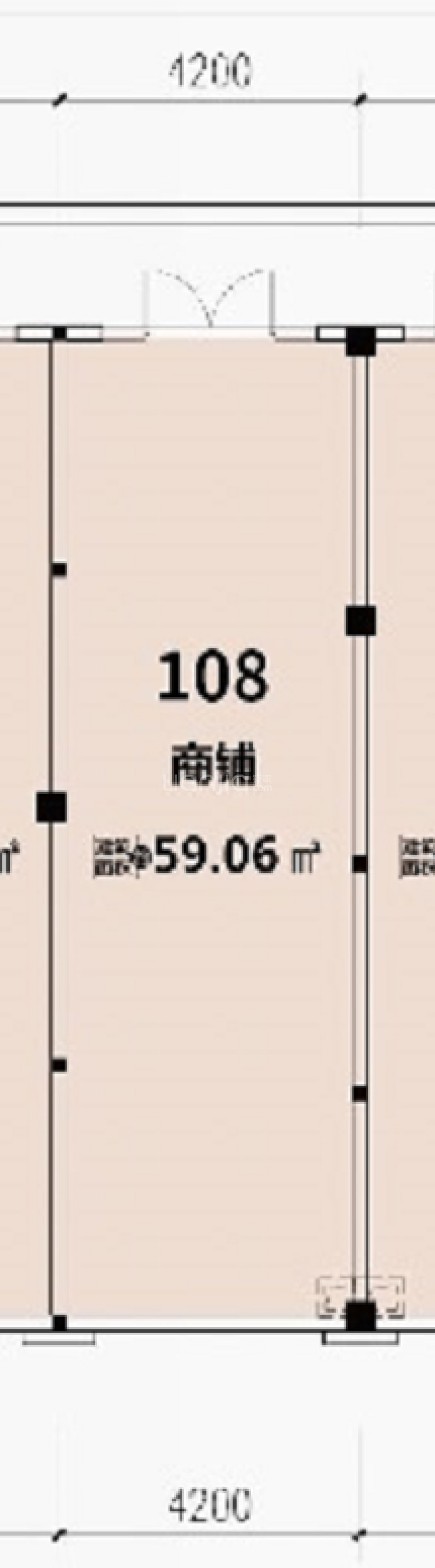 中梁兰园阅璟台--建面 59.06m²