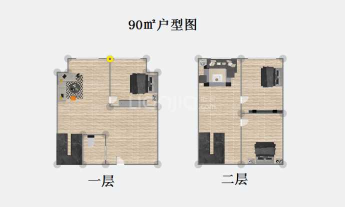 榕城·江上图--建面 90m²