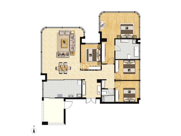 重庆湾--建面 156m²