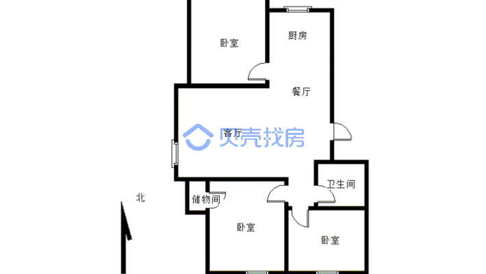 地段好 三区交界处 去哪都方便-户型图