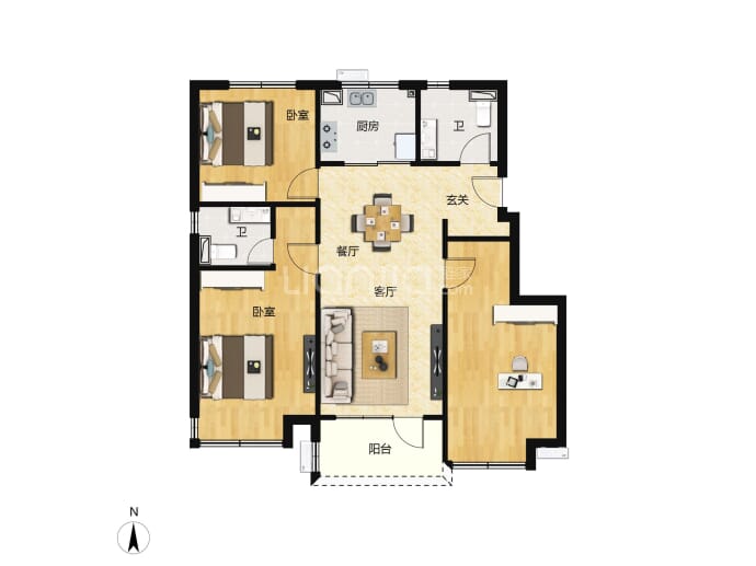 国祥雲著--建面 95m²