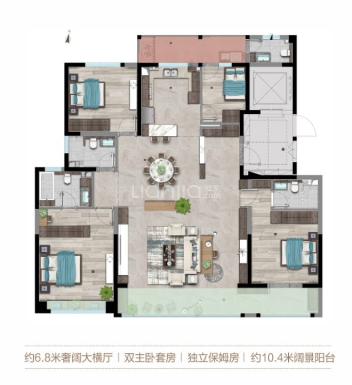 璟樾府--建面 179m²