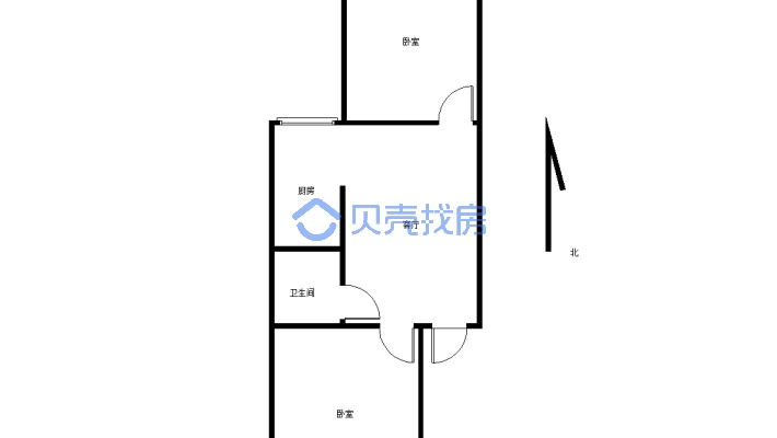 兴隆小区  好楼层  南北通透  位置好  价格低  小税-户型图