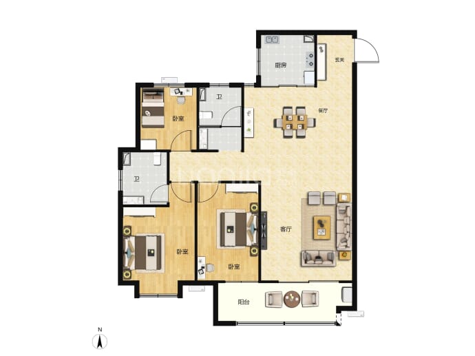 檀悦学府--建面 150m²