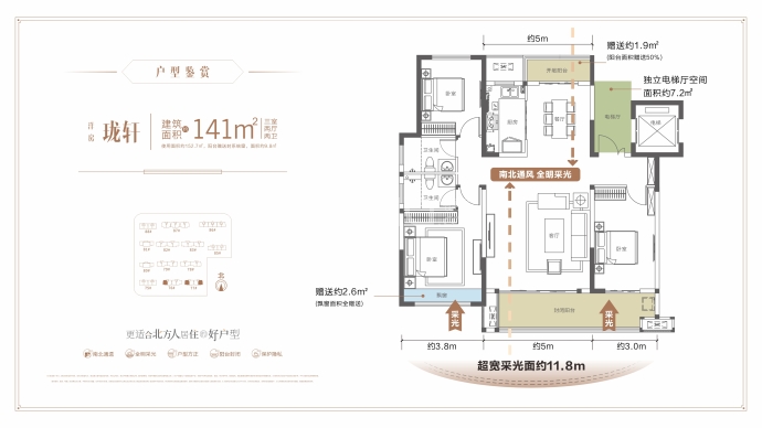 建业壹号城邦7期7号院--建面 141m²