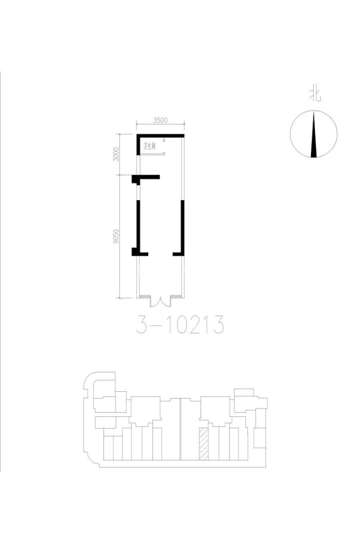 华洲城熙悦都--建面 58.19m²