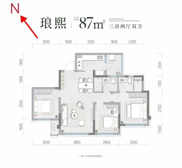 【经开发展 龙湖天琅_成都经开发展 龙湖天琅楼盘】户型图|房型图-成都贝壳新房