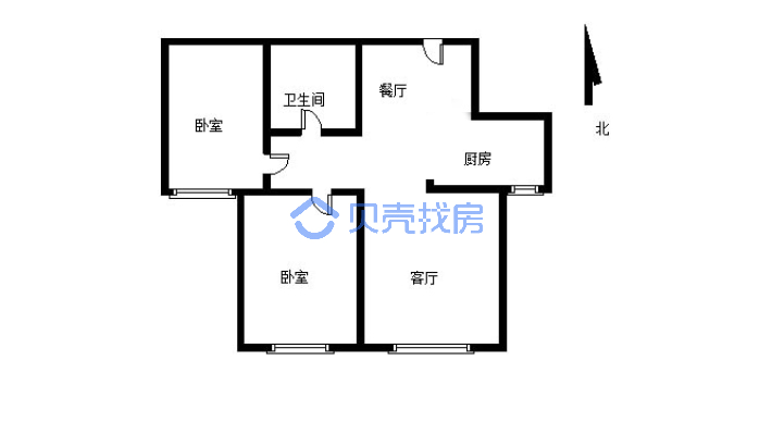 过户小税，无捆绑，一楼出入方便，不临街不把边-户型图