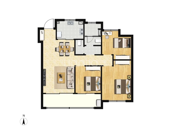 海信慧园--建面 89m²