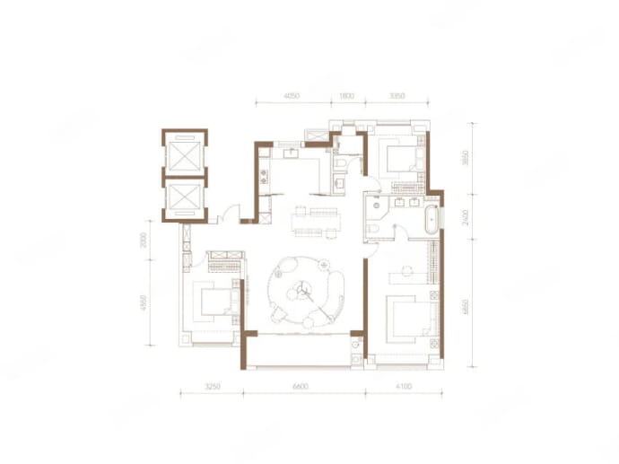 武汉长江天地--建面 187m²