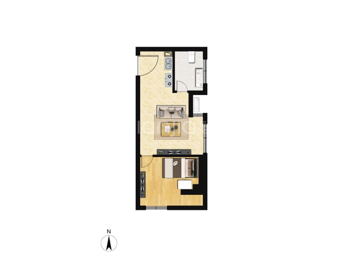 牛顿公馆--建面 51.13m²