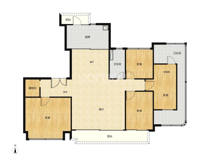 保利天奕--建面 190m²