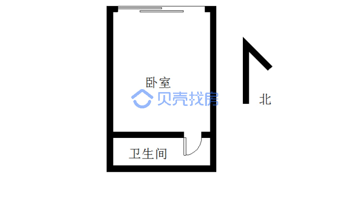 小商厅  北向  好出租  楼下全是班-户型图