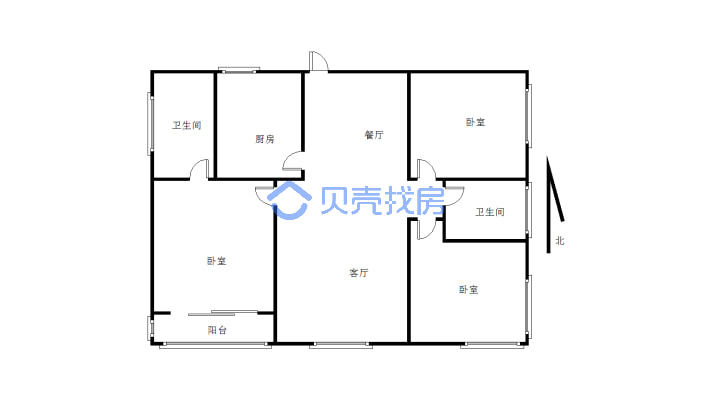 此房位于东坝利州广场 主干道位置-户型图