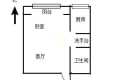 金盾国际A区 1室1厅 南