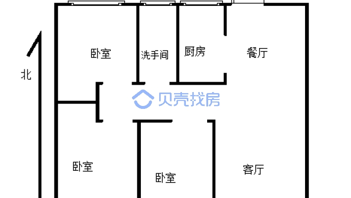 华鼎城3号院 户型方正 诚心出售-户型图