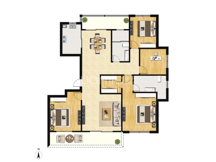 佳木·原筑--建面 162.98m²