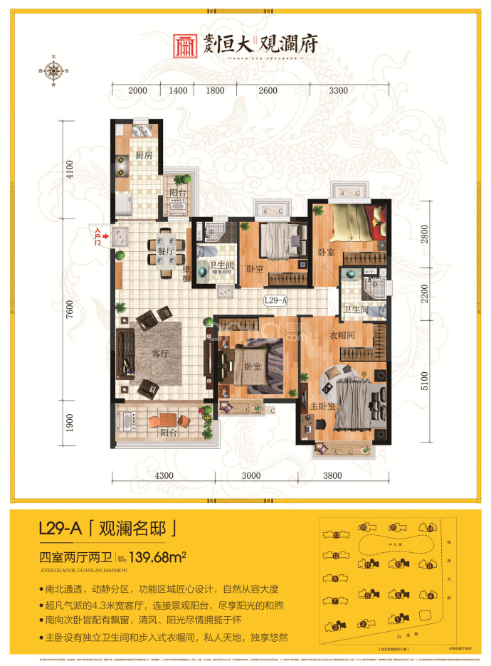 【安庆恒大观澜府_北京安庆恒大观澜府楼盘】房价,户型,开盘时间详情