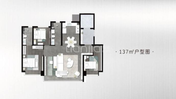 万莱逸宸--建面 137m²